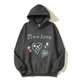 Fashionkova  Hooded Jacket Travis Scott Hip Hop Street Time Swirl Foaming Graffiti Print Letter Hoodie Sweatshirt Y2K Retro Casual Jacket black friday