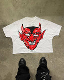Fashionkova American hip hop street cartoon printed short sleeve T-shirt Men y2k Harajuku fashion summer casual loose couple shirt