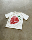 Fashionkova Y2K T Shirt Casual Simple Retro Harajuku Couple Personalized Strawberry Print Tops Streetwear Fashion High Quality Short Sleeves