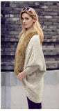 FashionKova-Y2k Sweater Punk Cardigan  Women Winter Clothes Knitwears Casual Fox Fur Loose Femme Sweaters Harajuku Femmes Outerwears Coats