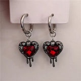 Fashionkova Y2K Bowknot Stud Earrings Korean Fashion Cute Hoop Earrings for Women Kawaii Jewelry Charms Punk Earrings Accessories Goth
