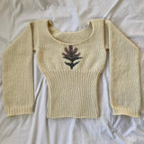 FashionKova-Autumn Winter off-the-shoulder V-neck French Vintage Sweater Long Sleeve Pullovers Knitwears Y2K Aesthetic Emo tailor Hot Girl