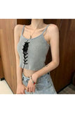 Fashionkova Acubi Backless White Knitted Crop Top