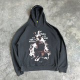 Fashionkova  Retro Graphics Hooded Men Tops Sweatshirt Loose Oversize Casual Pullover Vintage Streetwear Cotton Hoodies For Men