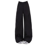 Fashionkova Casual Friday Wide-Leg Black Pants