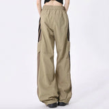 Fashionkova Blokette Style Cargo Stripe Pants