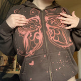 Fashionkova Butterfly Fairy Grunge Hoodie