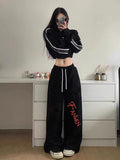 Fashionkova Party Outfit Quick drying paratrooper pants for women in summer  loose and thin  women in summer breathable  ankle tied  wide leg work pants