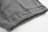 Fashionkova  No. 3348 HALF ZIP-UP FLEECE HOODIE