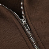 Fashionkova Star Patchwork Zip Up Oversized Hoodie
