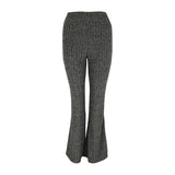 Fashionkova Valentine's Day Aesthetic Autumn Casual Trousers Women Fashion New Streetwear Basic Straight Slim Pants Lady Sexy Solid Simple Versatile Knitted Trousers