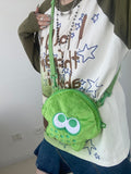 Fashionkova party look inspos Y2k Clothes Cartoon Star Graffiti Print Punk T-shirt Green Raglan Sleeves Loose Casual Aesthetic Long Sleeve Top Grunge Y2k
