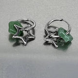 Fashionkova Y2K Bowknot Stud Earrings Korean Fashion Cute Hoop Earrings for Women Kawaii Jewelry Charms Punk Earrings Accessories Goth