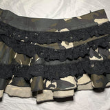 FashionKova-back to school outfit Grunge punk hip hop aesthetic women's Y2K mini skirt sexy slim chic camouflage lace skirts harajuku emo girls streetwear bottoms