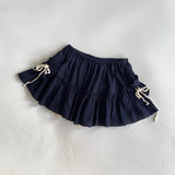 Fashionkova Blue side tie rope decoration low waist mini dress sexy slim everything Y2K fashion summer cool aesthetics retro Harajuku Goth Spring Style 2025