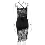 Fashionkova Camilla Lace Up Dress