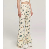 Fashionkova Cat Print Graphic Pants