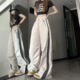 Fashionkova Party Outfit Y2K Techwear Sweatpants Women Streetwear Korean Hip Hop Harajuku Cargo Parachute Track Pants Lady Wide Leg Joggers Trousers 2024