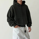 Fashionkova  No. 1205 CROP PULLOVER HOODIE