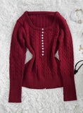 Fashionkova Y2K Harajuku Female Knit Sweater Artsy Winter Daily Women's Clothing Elegant Female Warm Classic Pullover Maiden Tide Soft tops ootd