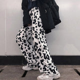 Fashionkova Cow Print Pants