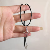 Fashionkova Punk Star Pendant Chain Necklace For Men Women Hip Hop Cool Beads Neck Y2K Jewelry