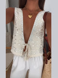 Fashionkova Sequined Cardigan Skirt Suits Women Elegant Shinny Sleeveless Single Button Female Tank Sets Zipped Skirts 2024 New Summer Chic ootd