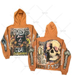 Fashionkova American Retro Trendy Streetwear Rock Punk Style Harajuku Anime Car Print Hoodie Men Goth Fashion Casual Oversized Sweatshirt