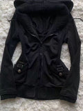 FashionKova-Punk Coat Dark Winter Clothes Women Gothic Zip Up Hoodies 2025 New Korea Oversized Tops Jackets Femme Hoody Streetwear Coats Top