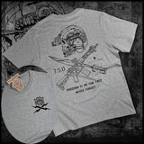 Fashionkova Special Forces Round Neck Summer Free Not Free Spartan Tactical Army Fan Cotton T-shirt High Quality for Men and Women