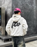 Fashionkova  Y2K American Retro Fashion Loose Oversized Sweatshirt Men Street Hip-hop Harajuku Letter Print Casual Versatile Hoodie Women