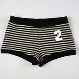 FashionKova-vintage outfits Y2K Harajuku Aesthetic Women's Casual Mini Shorts Sexy Slim Chic Striped Hot Pants Grunge Punk Hip Hop Gothic Streetwear Bottoms