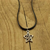Fashionkova New Silver Color Star Necklaces Chain Pair of Celestial Best Friends Celestial Gift for Friend Long Necklaces Pendants Men Women