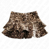 FashionKova-vintage outfits Harajuku Retro 2000s Gyaru Leopard Print Mini Skirt Sexy Chic Slim Fashion Skirts Grunge Punk Hip Hop Women's Streetwear Bottoms