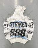 Fashionkova  2024 American style hoodie letter print pullover sweatshirt hoodie Harajuku retro super sweatshirt high street fashion ins top