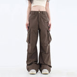 Fashionkova Downtown Girl Brown Cargo Pants