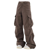 Fashionkova Downtown Girl Brown Cargo Pants