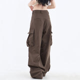 Fashionkova Downtown Girl Brown Cargo Pants