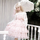 Fashionkova Victorian Vintage Lolita Dress Women Gothic Y2k Puff Short Sleeve Laminated Flounces Mini Dresses Bow Ruffles Princess Vestidos