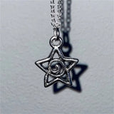 Fashionkova New Silver Color Star Necklaces Chain Pair of Celestial Best Friends Celestial Gift for Friend Long Necklaces Pendants Men Women
