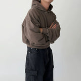 Fashionkova  No. 1205 CROP PULLOVER HOODIE