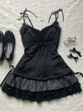 FashionKova-Y2k Skirts Summer Sexy Sweet Girl Clothes Bow Punk 2000s Kawaii Casual Cute Skirt Bottom Korea Gothic High waist Women Skirts