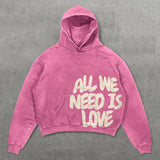 Fashionkova Christmas Gift outfit  Harajuku Pink Stars Print hoodies women graphic y2k top oversized hoodie Couples American streetwear goth women clothes