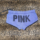 Fashionkova Y2K Women's Sports Summer Punk Rhine stone Alphabet Print Cute garbage High waists Clothing Gothic emo Girls slim street shorts Casual Outfit