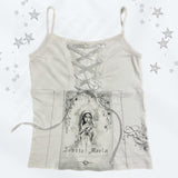 FashionKova-Summertime Goth Fashion Halter vest Sleeveless Shirt T-shirt Y2K casual fashion clothing Sexy tie black slim fit Streetwear emo