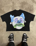 Fashionkova American hip hop street cartoon printed short sleeve T-shirt Men y2k Harajuku fashion summer casual loose couple shirt