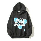 Fashionkova  Hooded Jacket Travis Scott Hip Hop Street Time Swirl Foaming Graffiti Print Letter Hoodie Sweatshirt Y2K Retro Casual Jacket black friday