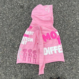Fashionkova Christmas Gift outfit  Letter Printed Oversized Long Sleeved Sports Hoodie Street Hip-hop Harajuku Fashion Pullover Y2k Clothing Top
