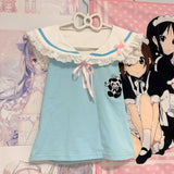 FashionKova-Kawaii MIni Skirt Summer Cute Y2K Women Clothes Grunge Korea White Short Skirts Sexy Streetwear Casual 2000s E Girl Lace Skirts