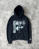 Fashionkova  2024 New Printed Zipper Hoodie Y2K Spring Vintage Harajuku Casual Sports Shirt Men's Women's Street Punk Hip Hop Loose Hoodies black friday
